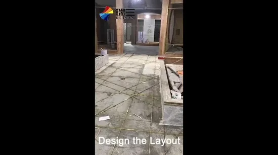 Epoxy Terrazzo Floor Finish with Decorative Colored Flakes