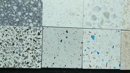 Artificial Stone Brown/Grey/White/Black/Blue/Beige/Pink Terrazzo for Interior Outdoor Wall Floor Slabs/Tiles 