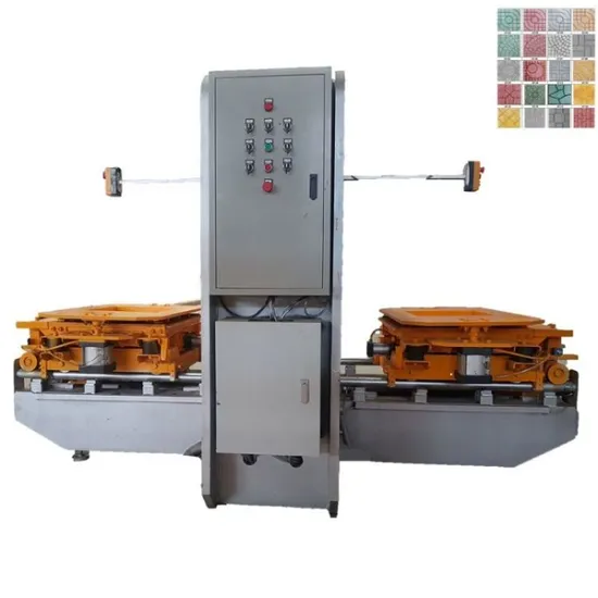 Automatic Cement Tile Press Making Machine Concrete Floor Tile Press Porcelain Tile Processing Small Machine Sale Price in Chile 
