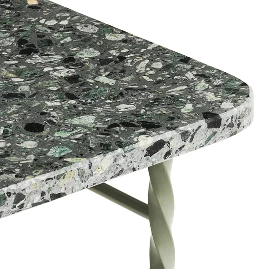 Wholesale Custom Dark Grey Terrazzo Tables Top 