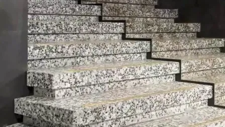 China Artificial Stone Black and White Grey Terrazzo 