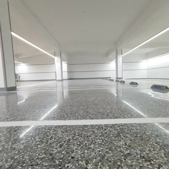 colorful Sealessepoxy Polished Terrazzo Floor Coating for Public Space 