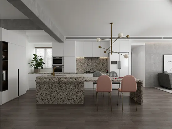 Envirenmental Friendly Artificial Stone Terrazzo Tile Terrazzo Table Top 