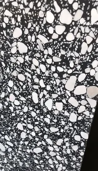 Custom Color Light Green Big Terrazzo Slabs for Commercial Building Shopping Mall Floor and Wall Decoration 