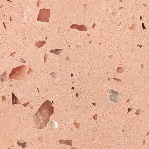 Light Pink Artificial Stone Terrazzo for Home Decoration 