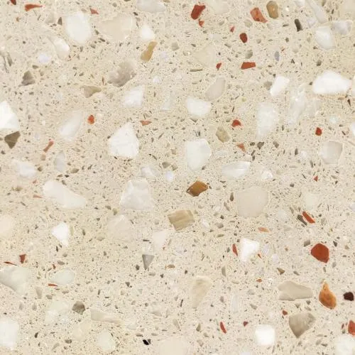 Light Orange Gray Artificial Stone Terrazzo 