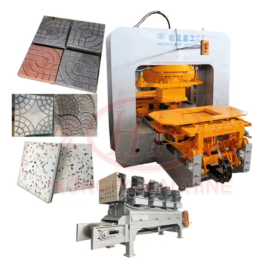 Automatic Terrazzo Tile Machine Terrazzo Tile Making Machine Concrete Terrazzo Tiles Machine Price Hft300 