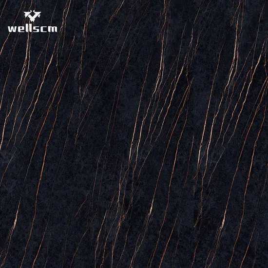 600 800 Rustic Cement Interior Tile Porcelain Ceramic Dark Grey Look Terrazzo Slab for Balcony Wall and Floor 