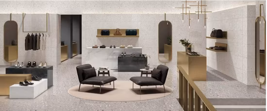 Luxury Brand Shop Design Terrazzo Tile for Indoor/Outdoor Decoration 