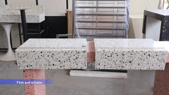 White Artificial Stone Tile Slab Colorful Spot Terrazzo for Coutertop 