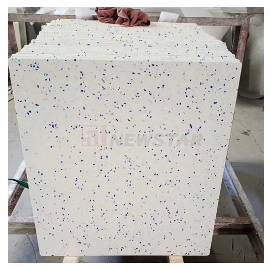Crystal Blue White Terrazzo Outdoor Tiles 