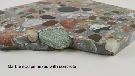 Cream Beige Large Terrazzo Tiles and Slab 